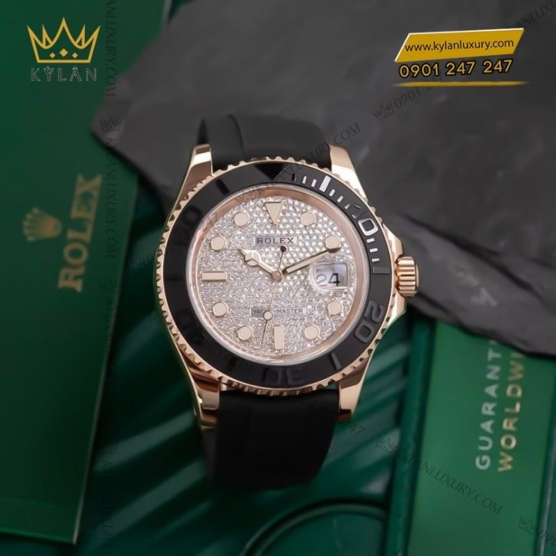 Đồng hồ Rolex Yacht-Master 40mm mặt số nạm kim cương 126655-0005