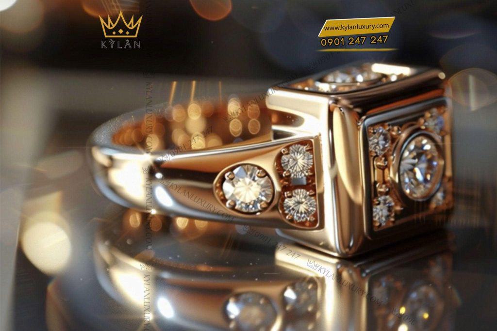 Kỳ Lân Luxury e73de449 fd2f 43cf 8a2d cc87eda53b08 Nhẫn Valor vàng nguyên khối Au750 đính kim cương