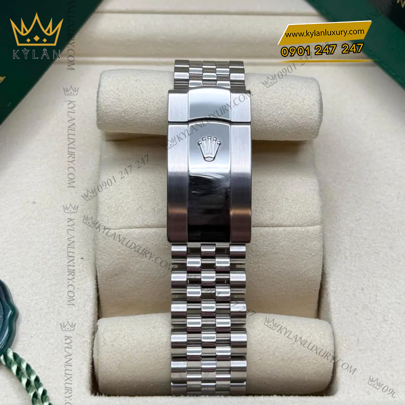 Kỳ Lân Luxury rolex datejust 36mm m126234 0047 mat so xanh la co 7 Đồng hồ Rolex Datejust 36mm 126234-0047 mặt số xanh lá cọ