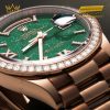 Đồng hồ Rolex Day Date mặt đá xanh vành kim 128345RBR-0068