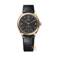 Đồng hồ Rolex Perpetual 1908 vàng vàng mặt số đen 52508-0002
