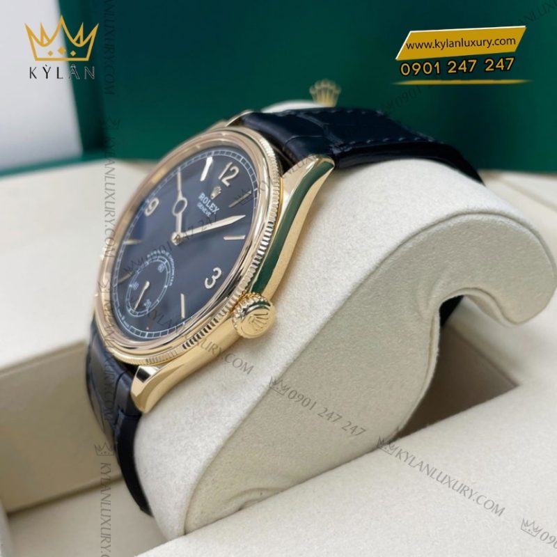 Đồng hồ Rolex Perpetual 1908 vàng vàng mặt số đen 52508-0002