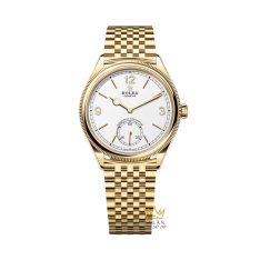Đồng hồ Rolex Perpetual 1908 vàng khối mặt số trắng 52508-0008