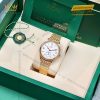 Đồng hồ Rolex Perpetual 1908 vàng khối mặt số trắng 52508-0008