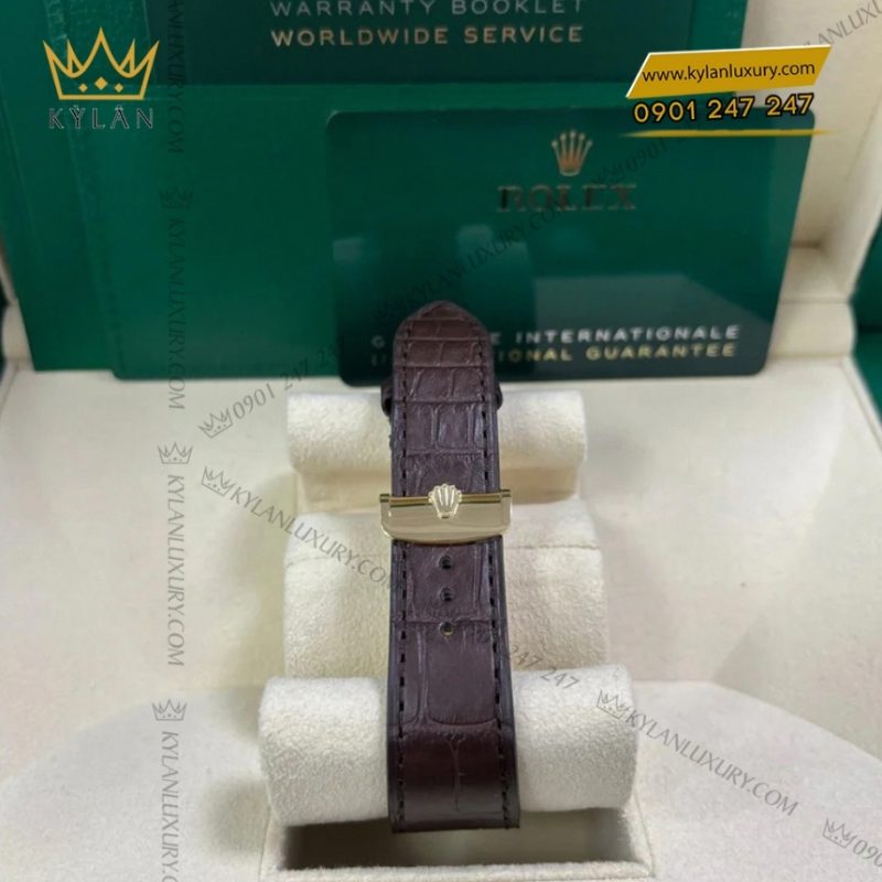 Đồng hồ Rolex Perpetual 1908 mặt số trắng 52508-0006