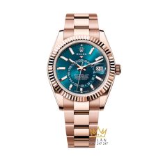 Đồng hồ Rolex Sky Dweller xanh lục lam dây oyster 336935-0001