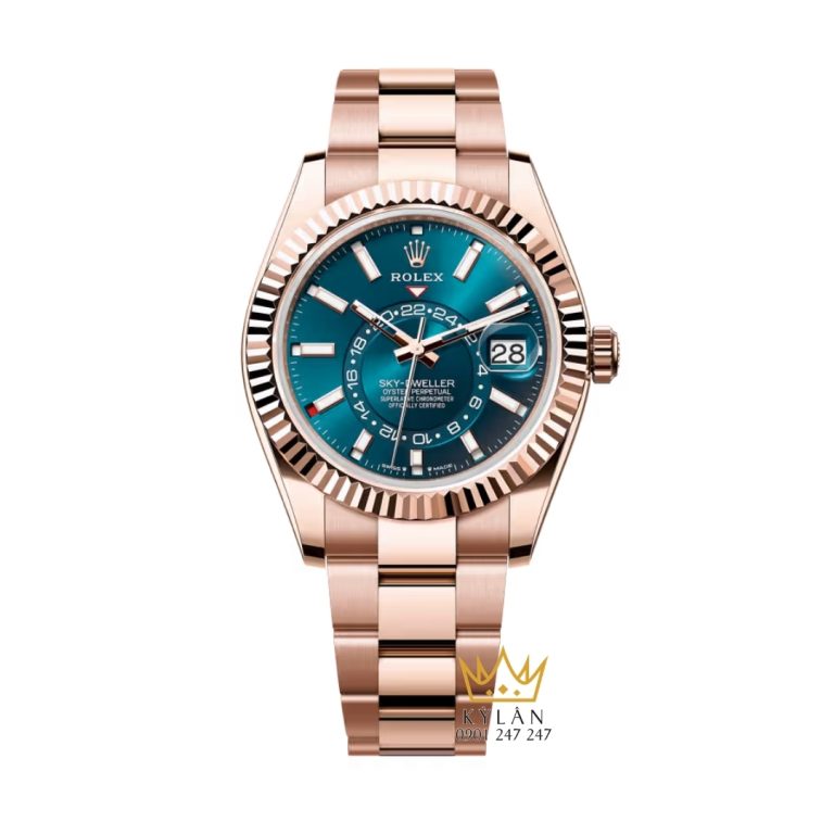 Đồng hồ Rolex Sky Dweller xanh lục lam dây oyster 336935-0001