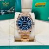 Đồng hồ Rolex Sky Dweller xanh lục lam dây oyster 336935-0001