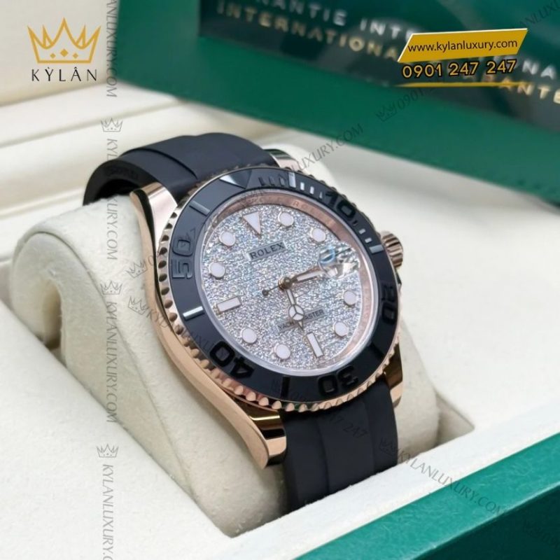 Đồng hồ Rolex Yacht-Master 40mm mặt số nạm kim cương 126655-0005