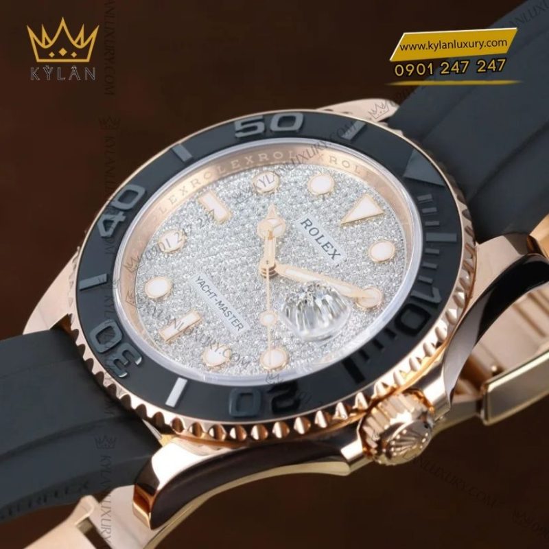Đồng hồ Rolex Yacht-Master 40mm mặt số nạm kim cương 126655-0005
