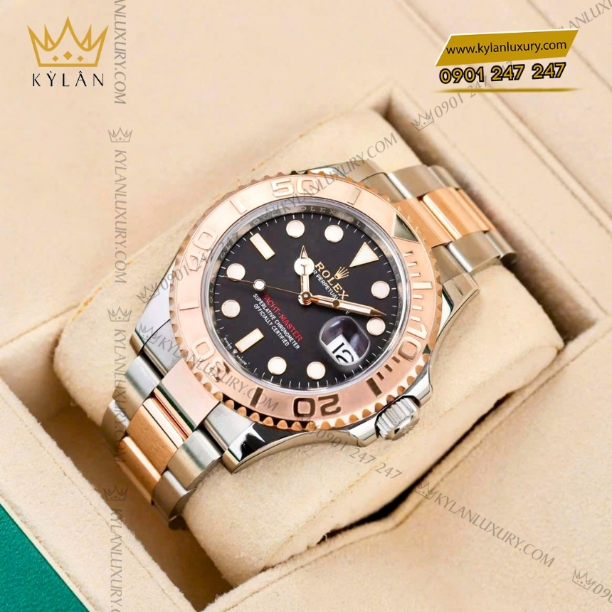Kỳ Lân Luxury rolex yacht master 40mm m126621 mat so den tuyen 7 Đồng hồ Rolex Yacht Master 40 mặt số đen 126621-0002