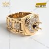 Vỏ nhẫn Rolex vàng vàng nguyên khối Au750 đính kim cương