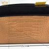 Túi Clutch da Togo mix da cá Alligator