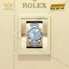 Rolex Day-Date m228236 40mm mặt số xanh băng giá