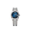 Rolex Day-Date 36 Oyster m128349RBR mặt số xanh dương ombré