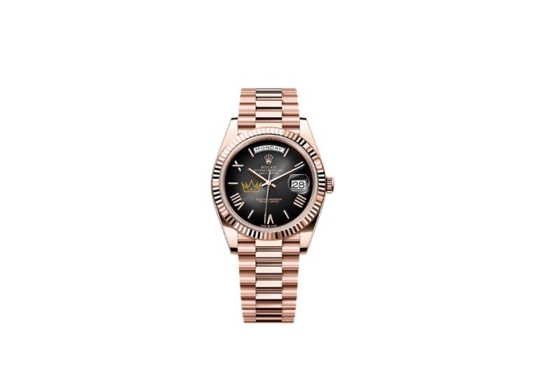 Rolex Day-Date 40 Oyster m228235 mặt số xám đen Ombré