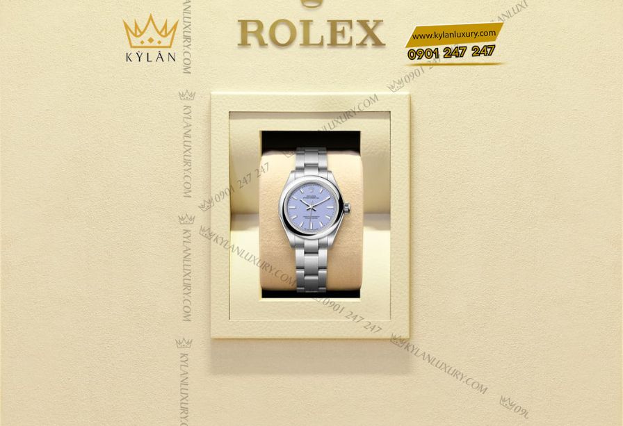 Kỳ Lân Luxury 2 26 Rolex Oyster Perpetual 28 m276200 mặt số hoa oải hương