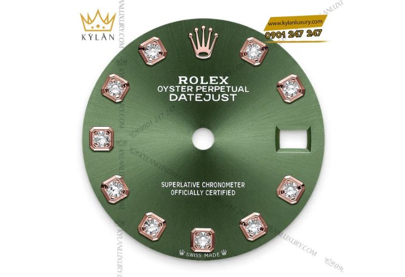 Rolex Lady-Datejust m279175 mặt số xanh ô-liu