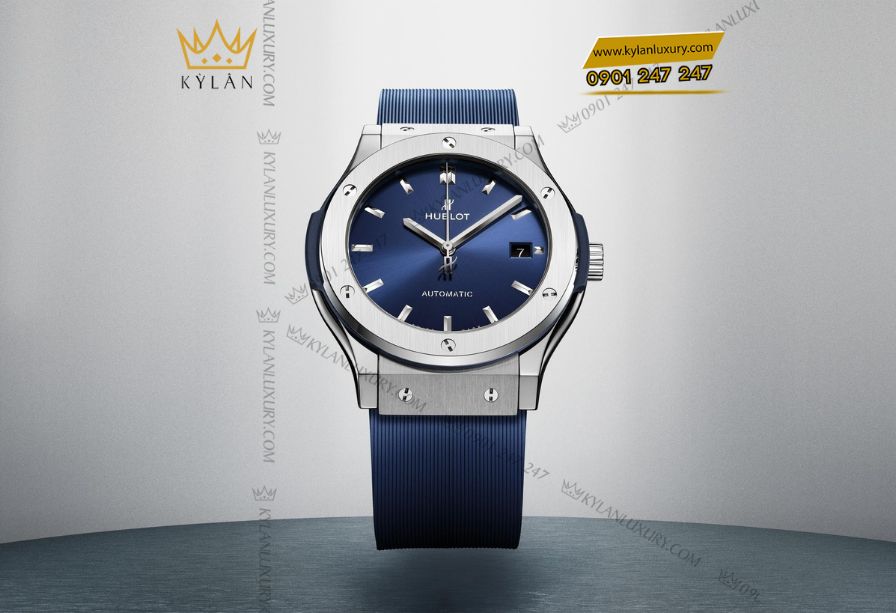 Kỳ Lân Luxury 3 132 Hublot Classic Fusion Titanium Blue 511.NX.7170.RX 45MM