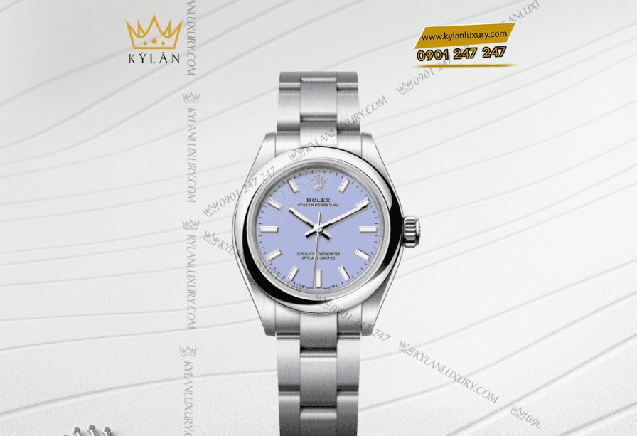 Rolex Oyster Perpetual 28 m276200 mặt số hoa oải hương 3 Kỳ Lân Luxury 3 26 Rolex Oyster Perpetual 28 m276200 mặt số hoa oải hương