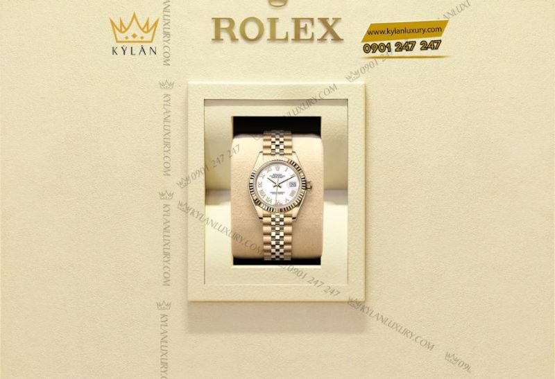 Rolex Lady-Datejust m279178 mặt số trắng