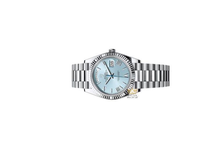 Rolex Day-Date m228236 40mm mặt số xanh băng giá