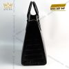 Túi xách nữ full da cá Alligator black