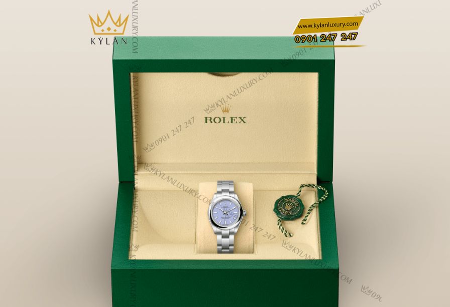 Kỳ Lân Luxury 4 26 Rolex Oyster Perpetual 28 m276200 mặt số hoa oải hương