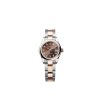 Rolex Lady-Datejust m279161 mặt số socola sang trọng 
