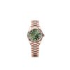 Rolex Lady-Datejust m279175 mặt số xanh ô-liu