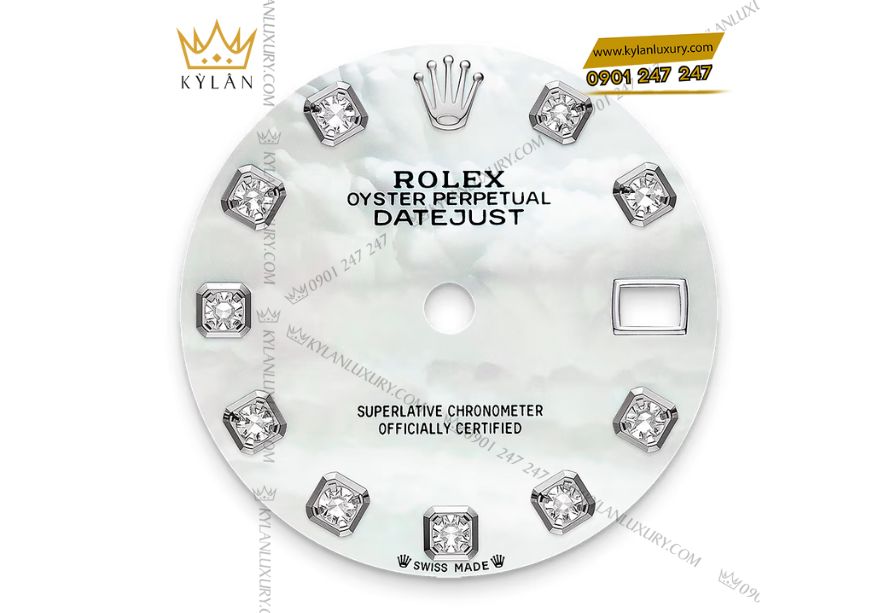 Kỳ Lân Luxury 5 72 Rolex Lady-Datejust m279139RBR mặt số ngọc trai 