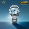 Rolex Day-Date m228236 40mm mặt số xanh băng giá