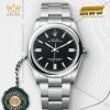 Rolex Oyster Perpetual m126000 36mm mặt số đen 