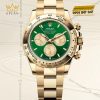 Đồng hồ Rolex Cosmograph Daytona Oyster m126508 vàng kim 40mm với vành tachymetric, mặt kính sapphire chống trầy và khả năng chống nước 100m