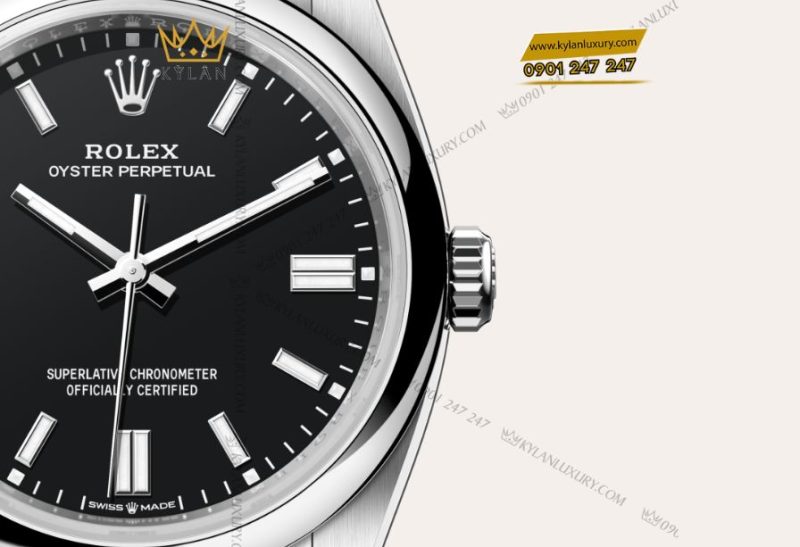 Rolex Oyster Perpetual m126000 36mm mặt số đen 