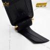 Balo da cá Alligator đen đính logo vương miện KY LAN 