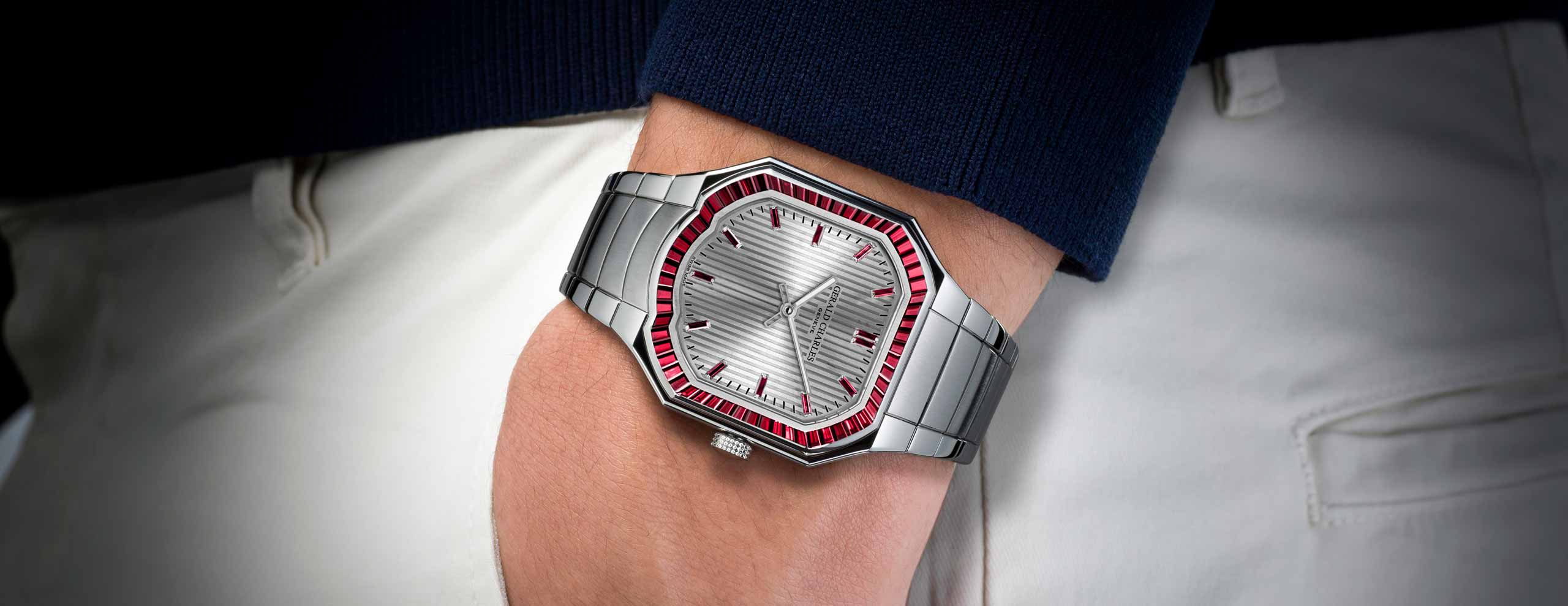 Kỳ Lân Luxury Dong ho Gerald Charles Masterlink Gem Set1 Đồng hồ Gerald Charles Masterlink Gem-Set