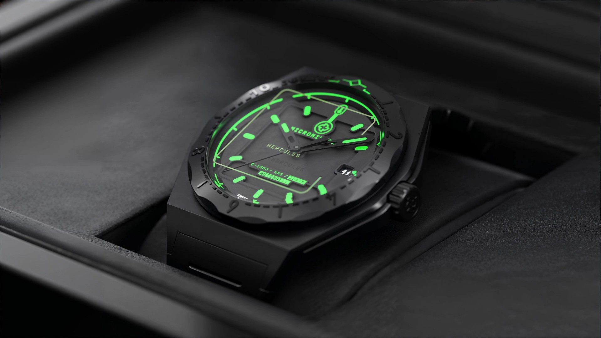 Kỳ Lân Luxury Dong ho Micromilspec Hercules 42mm 1 Đồng hồ Micromilspec Hercules 42mm