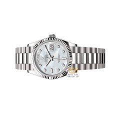 Đồng hồ Rolex Day-Date 36 mặt khảm trai nạm kim cương 128239-0007