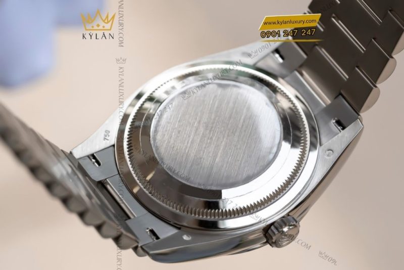 Đồng hồ Rolex Day-Date 36 mặt khảm trai nạm kim cương 128239-0007