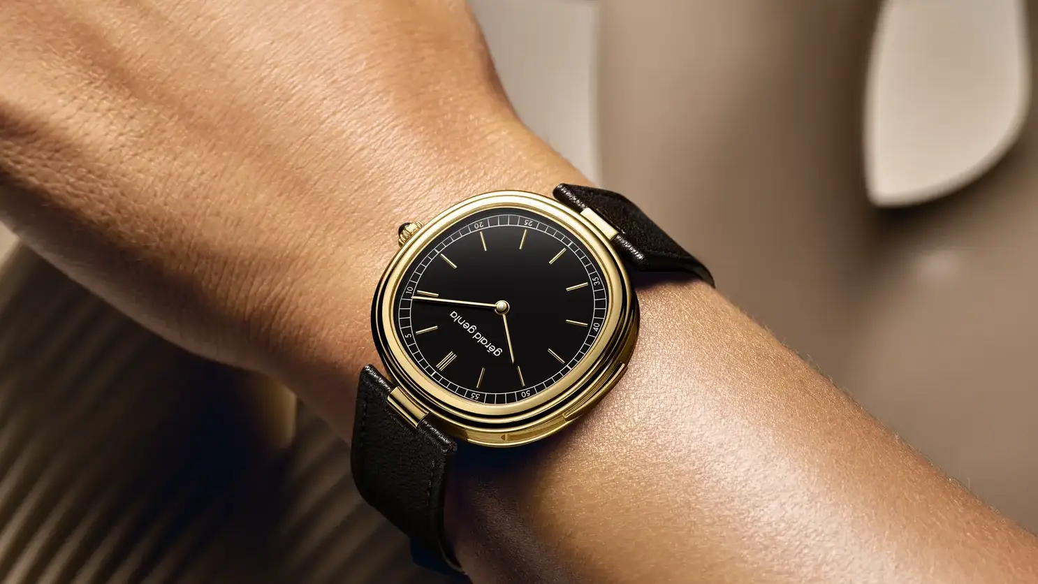Kỳ Lân Luxury Gerald Genta4 Đồng hồ Gérald Genta Minute Repeater