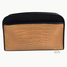 Túi Clutch da Togo mix da cá Alligator