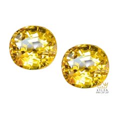 Cặp đá Sapphire vàng