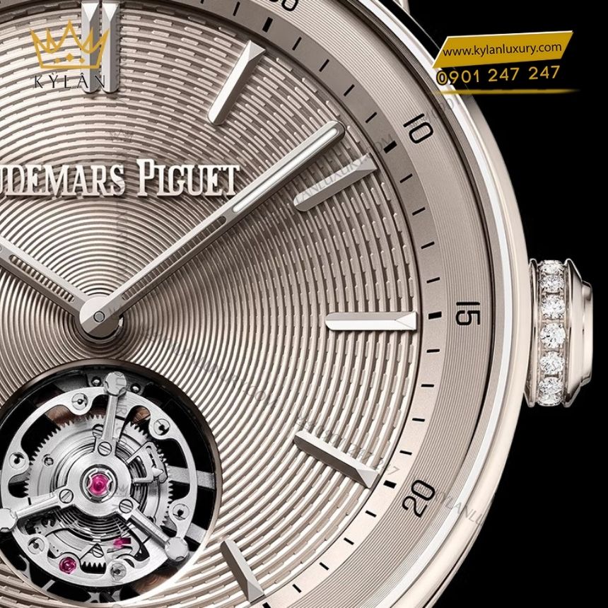 Kỳ Lân Luxury audemars piguet code1159 26665SG ZZ D209CR 01 3 Đồng hồ Audemars Piguet Code 11.59 Flying Tourbillon mặt sand gold