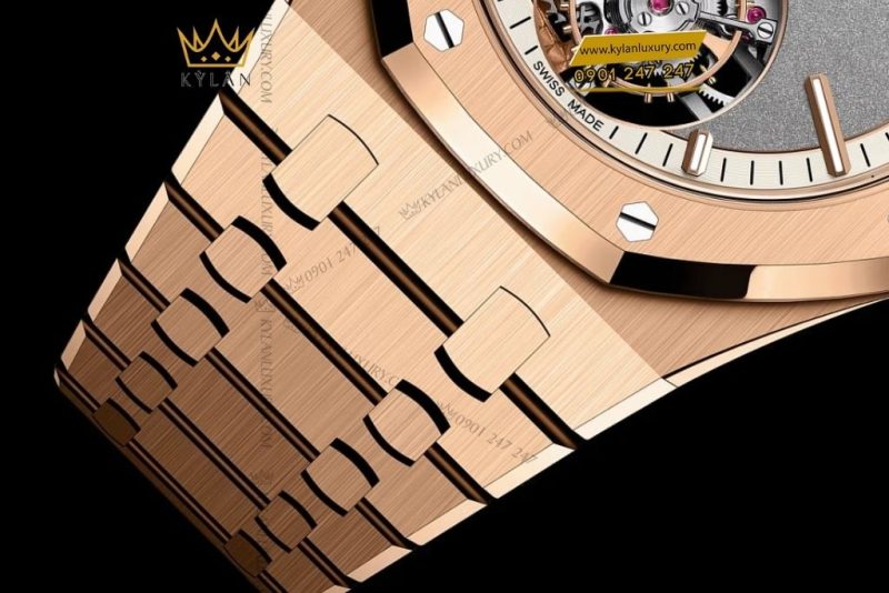 Đồng hồ Audemars Piguet Royal Oak Selfwinding Flying Tourbillon mặt xám kem