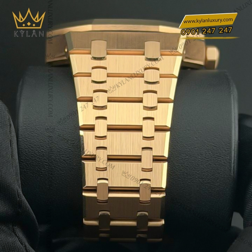 Kỳ Lân Luxury audemars piguet royal oak 26730or 1320or 05 4 1 Đồng hồ Royal Oak Selfwinding Flying Tourbillon xám ivory 26730OR