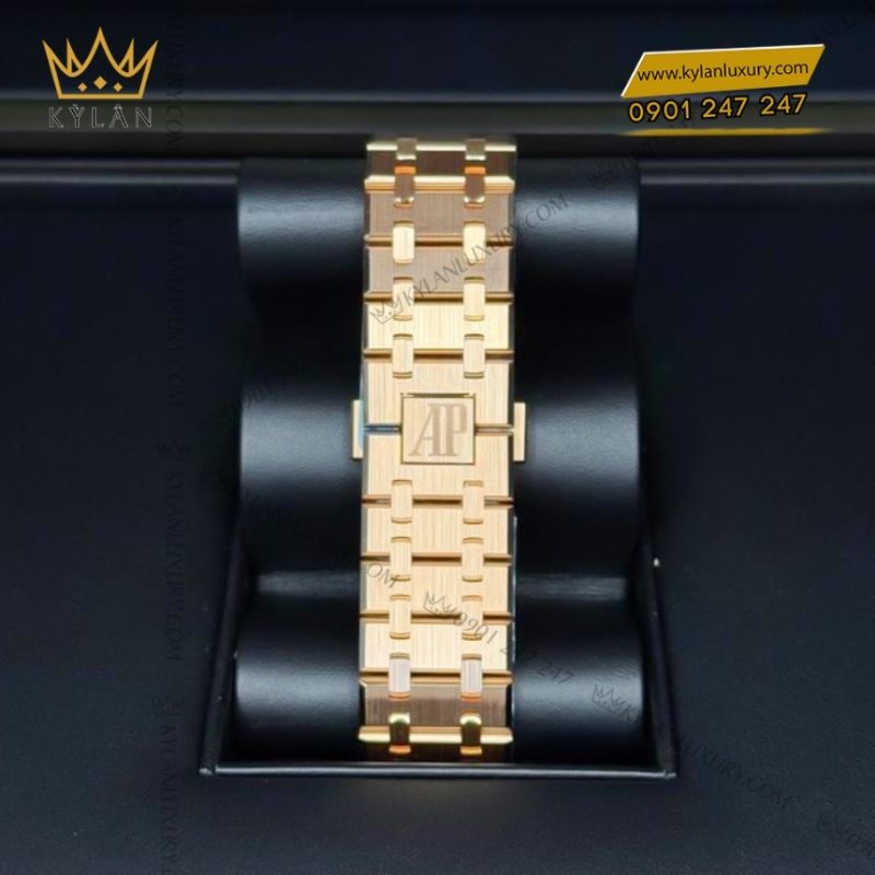 Đồng hồ Royal Oak Selfwinding Flying Tourbillon xám ivory 26730OR