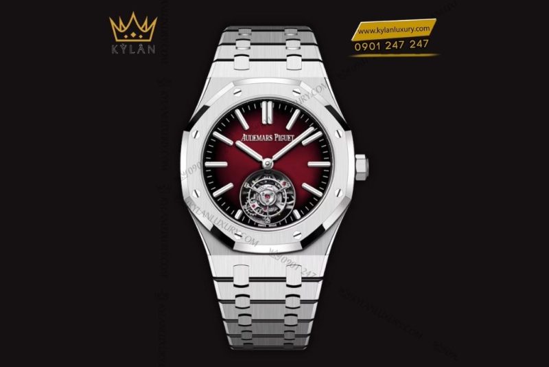 Đồng hồ Audemars Piguet Royal Oak Selfwinding Flying Tourbillon smoked burgundy