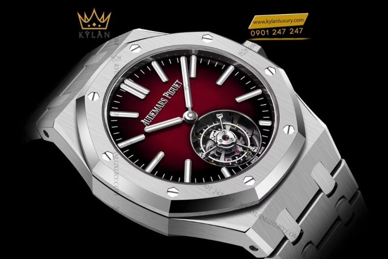 Đồng hồ Audemars Piguet Royal Oak Selfwinding Flying Tourbillon smoked burgundy