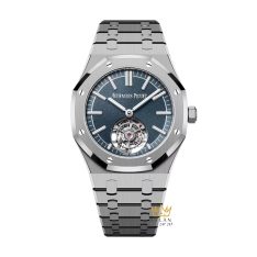 Đồng hồ Royal Oak Selfwinding Flying Tourbillon mặt số xanh 26730TI